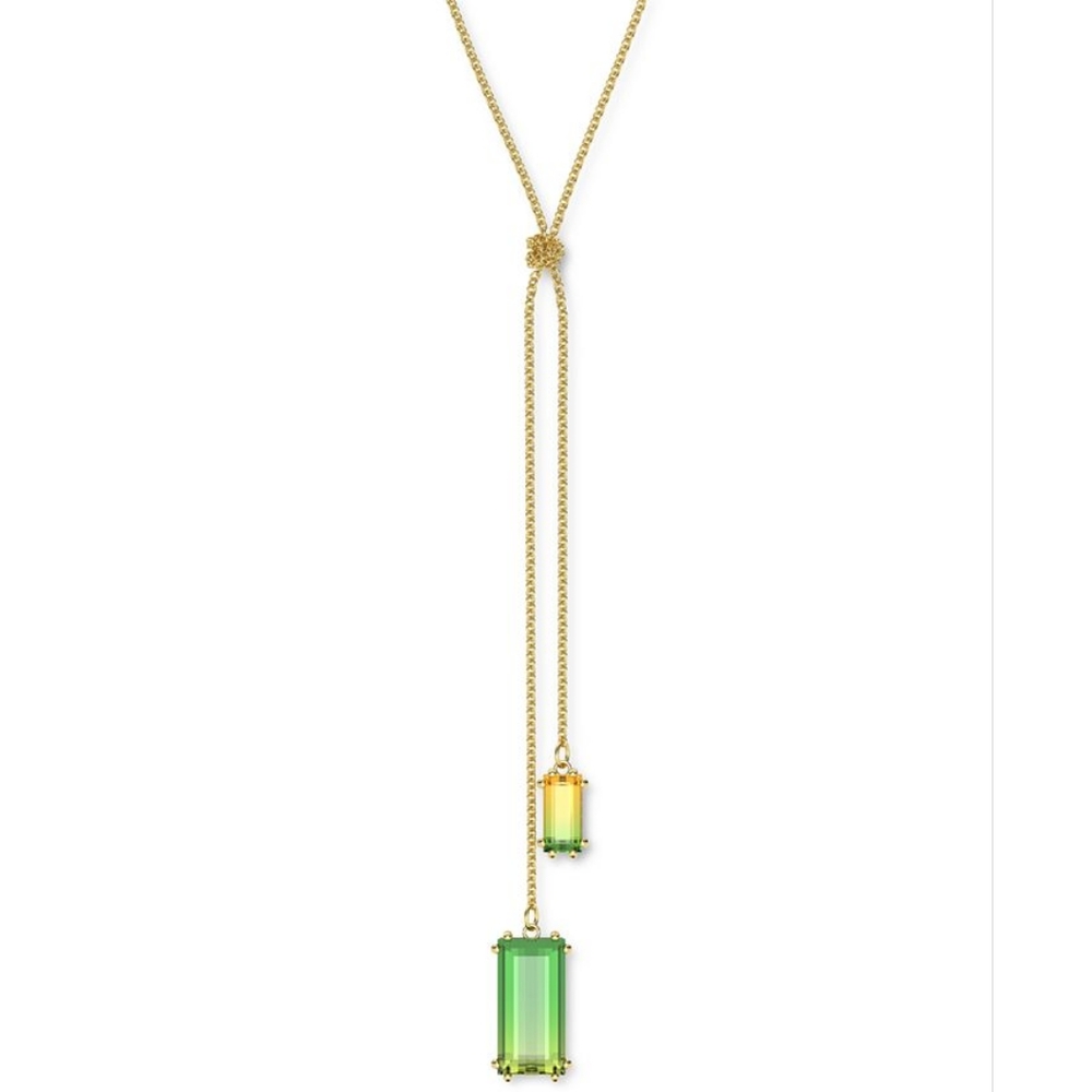 NEW Swarovski Gold Double Crystal 19 3/4"